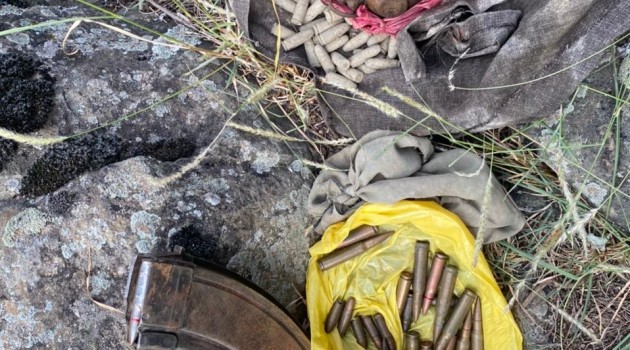 Cache of Ammo recovered during search ops in Ganderbal woods: Officials