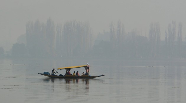 Overcast condition and fog keeps Kashmir cold