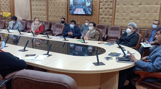 CS reviews the status of health and malnourishment in Jammu and Kashmir