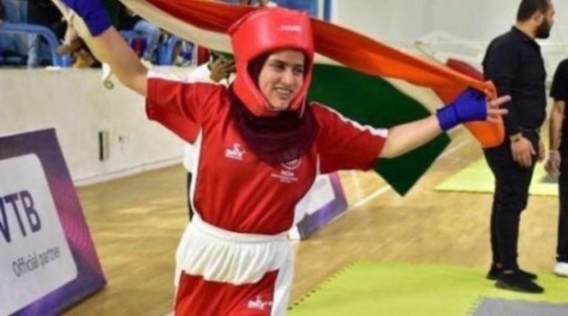 Kickboxing champion Tajamul Islam seeks PM’s blessings for her future tournaments