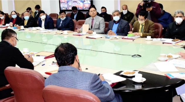 Lt Governor chairs high-level meeting on Road Safety