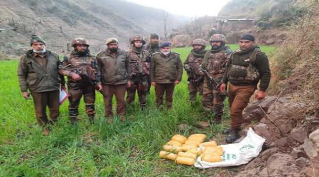 31kg narcotics recovered near LoC