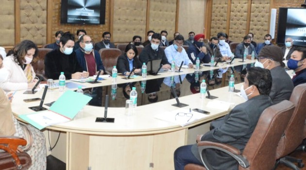 Comm Secy RDD reviews implementation of HIMAYAT in J&K with PIAs
