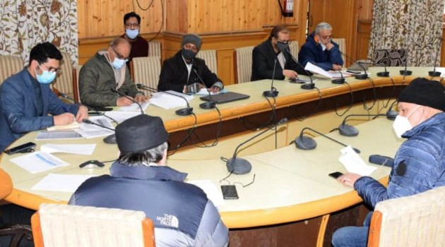 Div Com Kashmir chairs meeting regarding utility shifting on Srinagar Semi Ring Road