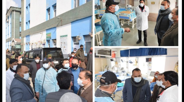 Div Com Kashmir visits DRDO, GB Panth Hospitals