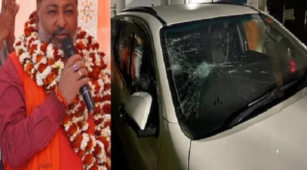BJP candidate car attacked in Ballia