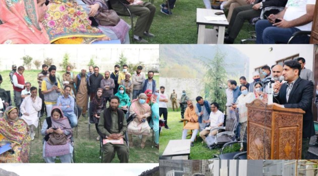 Block Diwas held at Harwan :DC Srinagar listens to public grievances; inspects ongoing works of 220×33 KVA Power Grid Station, rejuvenation works of Sarband water reservoir