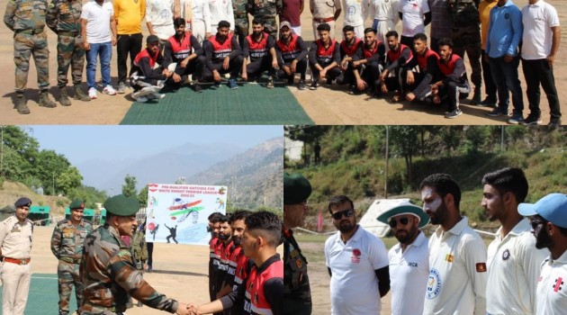 Army starts Pre-Qualifier Matches for White Knight Cricket Premier League 2022 at Ramban
