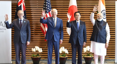 PM at the QUAD Leaders’ Family Photo, in Tokyo, Japan