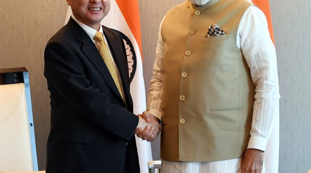 Prime Minister’s meeting with Mr. Masayoshi Son, Board Director and Founder, Softbank Corporation