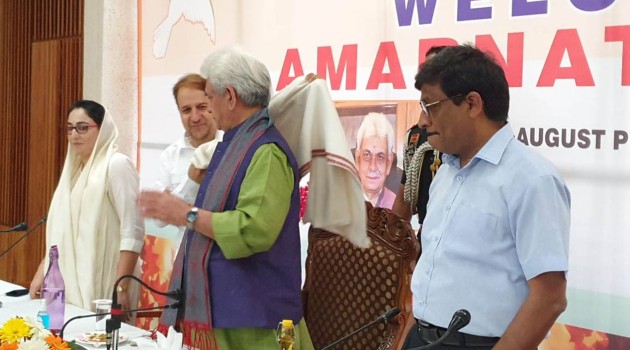 Civil Society Kashmir organizes Amarnath Yatra Welcome Event at Srinagar                               