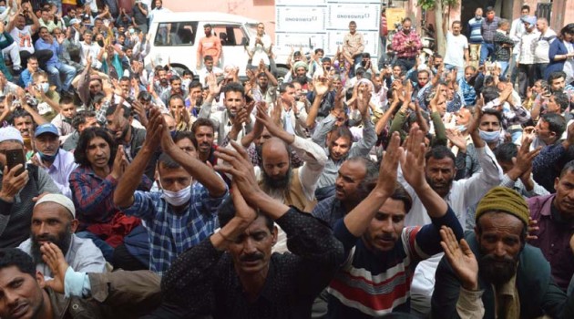 PHE daily wagers demand regularisation in Jammu