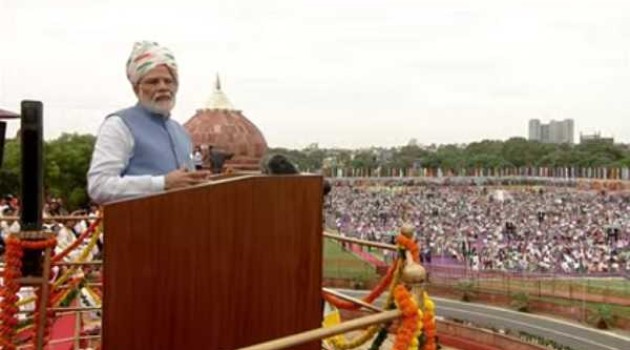 PM pushes for renewables, natural farming in I-Day speech