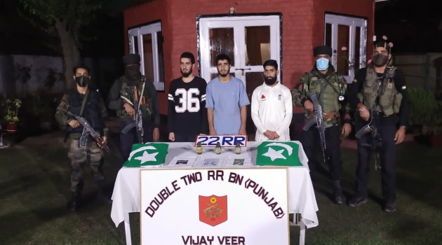 03 LeT Militant Associates Arrested in Sopore, Arms And Ammunition Recovered: Police