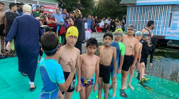 Underwater Sports Championship begins at Nigeen
