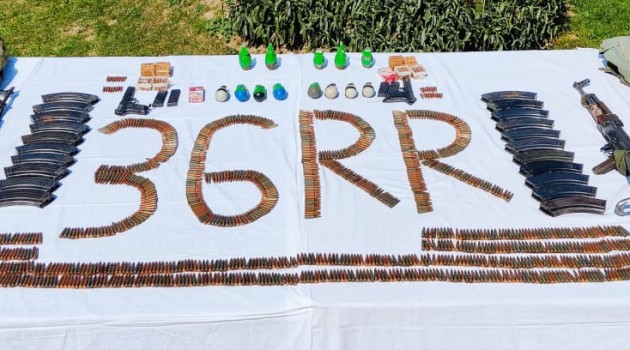 Recovery Of Huge Cache Of Arms & Ammunition In Gurez Sector