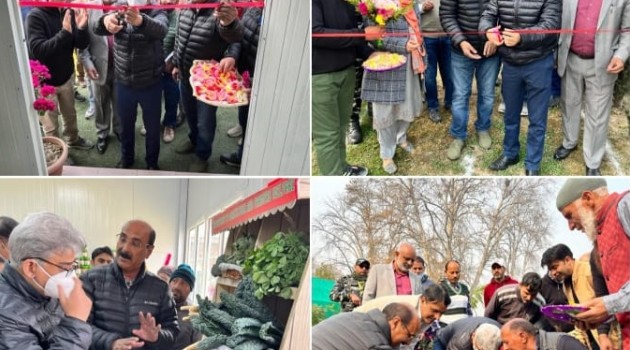 Atal Dullo inaugurates Vegetable Cafeteria at Lalmandi Srinagar