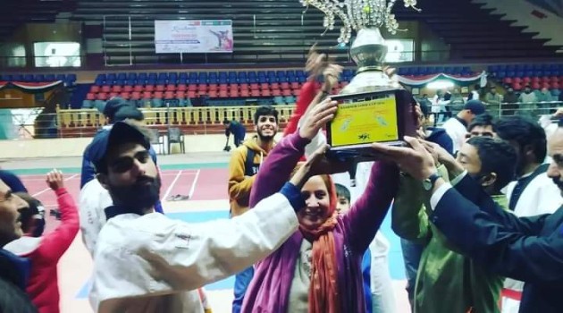 Closing Ceremony of 3rd Kashmir Gold Cup Taekwondo held at S.K Indoor Stadium Srinagar
