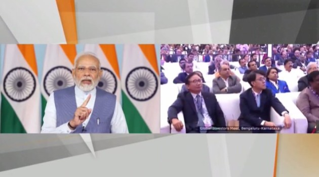 PM addresses inaugural function of Global Investors Meet ‘Invest Karnataka 2022’ via video conferencing