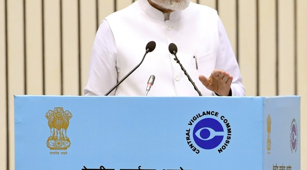 PM addresses programme marking Vigilance Awareness Week in New Delhi