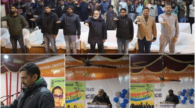 NIT Srinagar celebrates Constitution Day