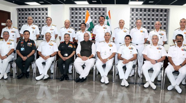Raksha Mantri Interaction During Naval Commanders’ Conference