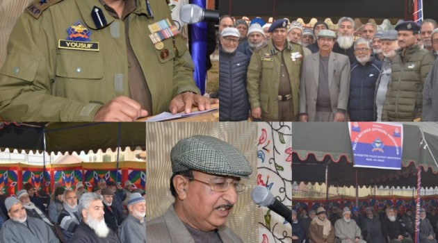 Police organizes meeting with retired officers in Awantipora