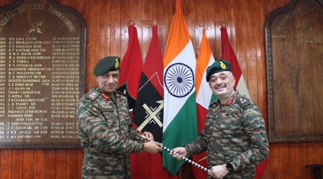 Maj Gen Girish Kalia, Takes Over As Goc Vajr Division
