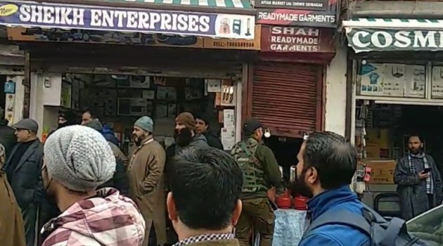 Sealed shops unsealed in Kashmir capital Srinagar