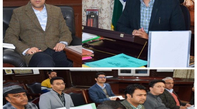 Div Com Kashmir chairs meeting on accommodation issues of PM Package Employees