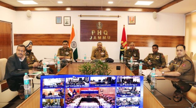 DGP chairs Kashmir Zone officers meet to review UAPA cases