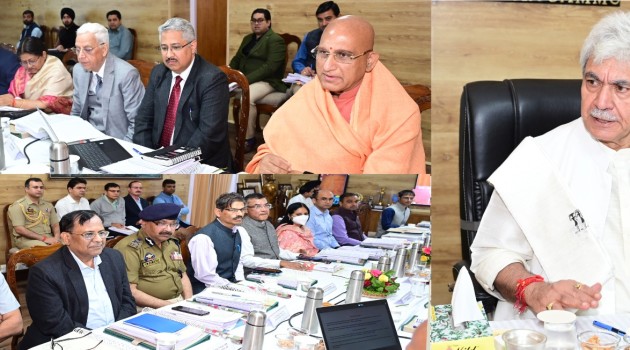 Lt Governor chairs the meeting of Amarnathji Shrine Board