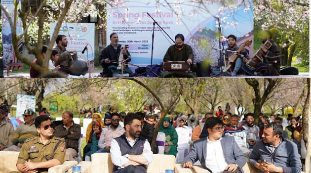 Secy Tourism inaugurates Spring Festival at iconic Badamwari park