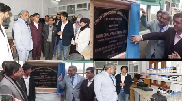 Shaleen Kabra inaugurates 2 MG Water Service Reservoir at Nishat Srinagar