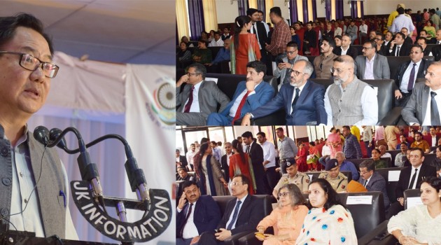 Union Law Minister conducts public outreach cum mega legal awareness camp at Udhampur
