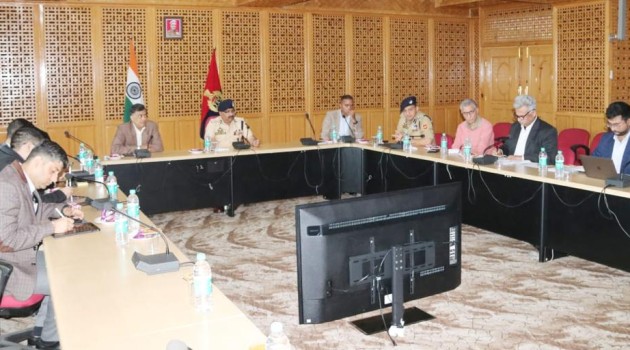 DGP J&K chairs meeting of Task force for implementation of UT wide CCTV surveillance System