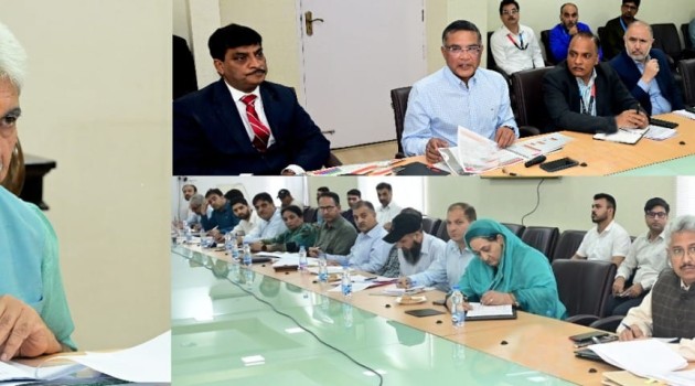 Lt Governor chairs a Review meeting of Agriculture Production Department
