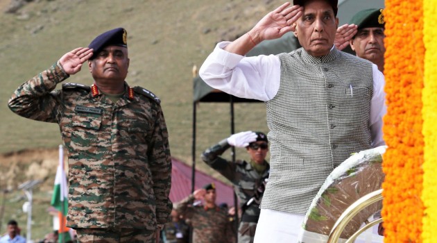 In Kargil, defence minister says India will cross LoC if need arises