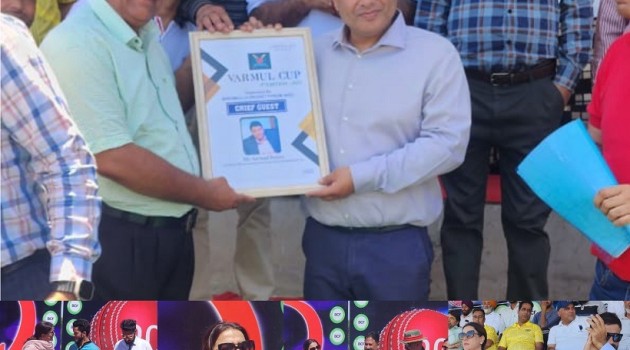 Sarmad Hafeez felicitates winners of 5th Varmul Cup