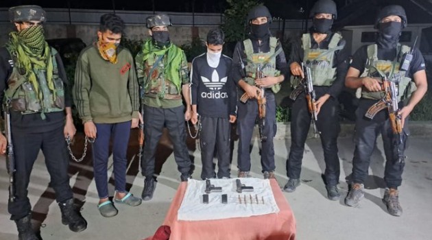 2 LeT Militant Associates Arrested Along With Arms and Ammunition in Baramulla: Police