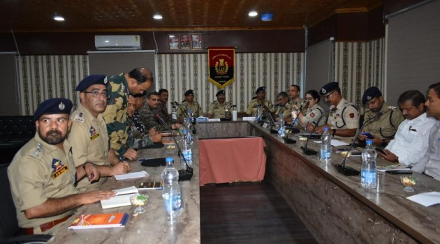 DGP visits Kupwara; Chairs joint security review meeting