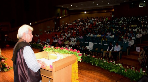 Lt Governor addresses the 20th Foundation Day celebration of Shri Mata Vaishno Devi University