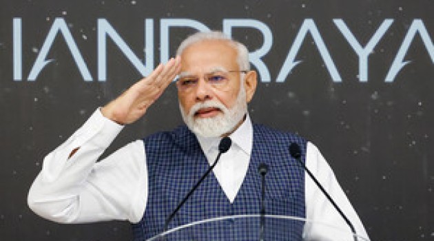 Emotional Modi addresses ISRO heroes, declares Aug 23 as National Space Day