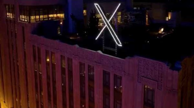 Twitter new ‘X’ logo taken down from headquarters after complaints