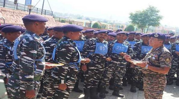 DG CRPF visits Kashmir to assess operational readiness