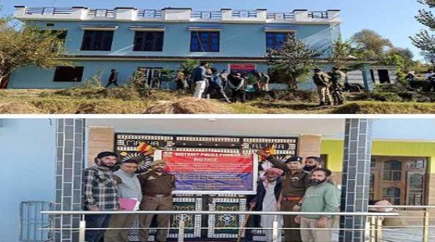 Police attaches property of drug peddlers in J&K’s Poonch