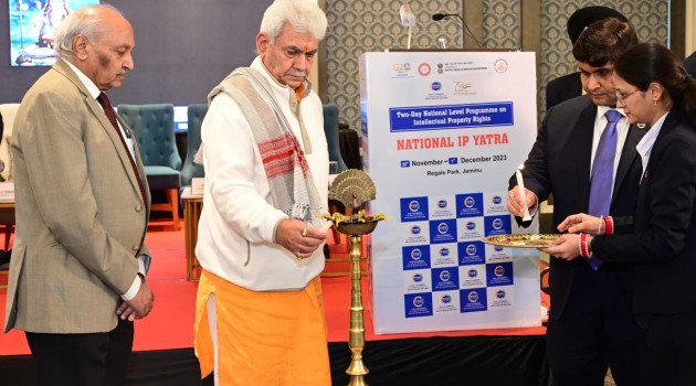 Lt Governor inaugurates two-day National-Level Intellectual Property Rights conclave ‘IP Yatra’ at Jammu