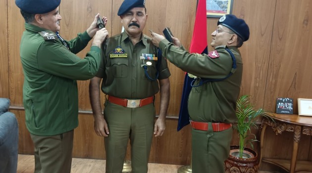 IGP Jammu adhere new rank to newly promoted SSP