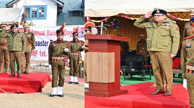 J&K SDRF & NDRF celebrate its Annual Raising Day at SDRF Bn Hqrs Srinagar