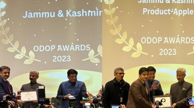 Jammu and Kashmir clinches gold at National ODOP awards 2023